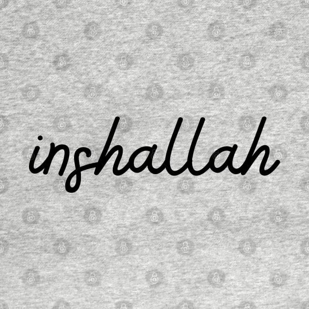 inshallah - black by habibitravels